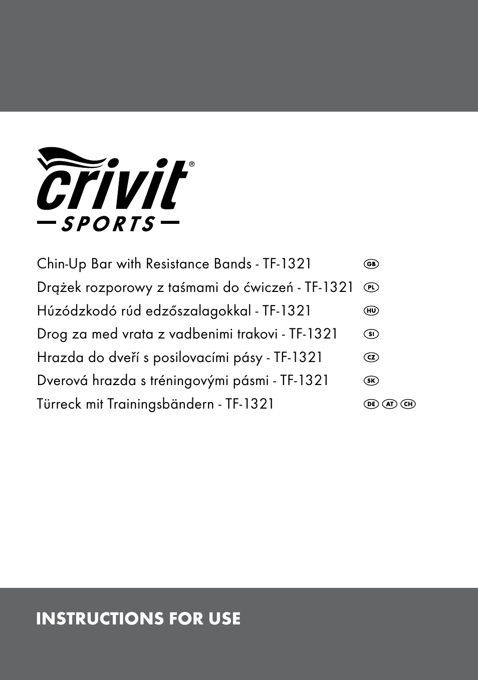 Crivit TF-1321 User Manual | 48 pages