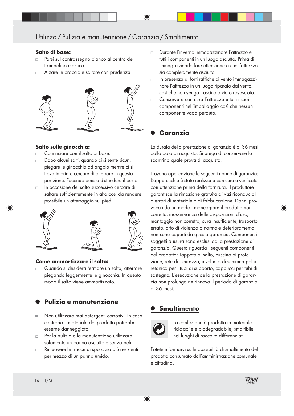 Crivit Z30751 User Manual | Page 16 / 43