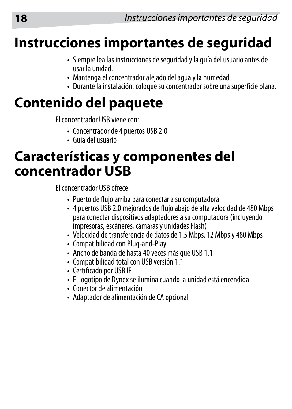 Dynex DX-HUB23 User Manual | Page 18 / 26