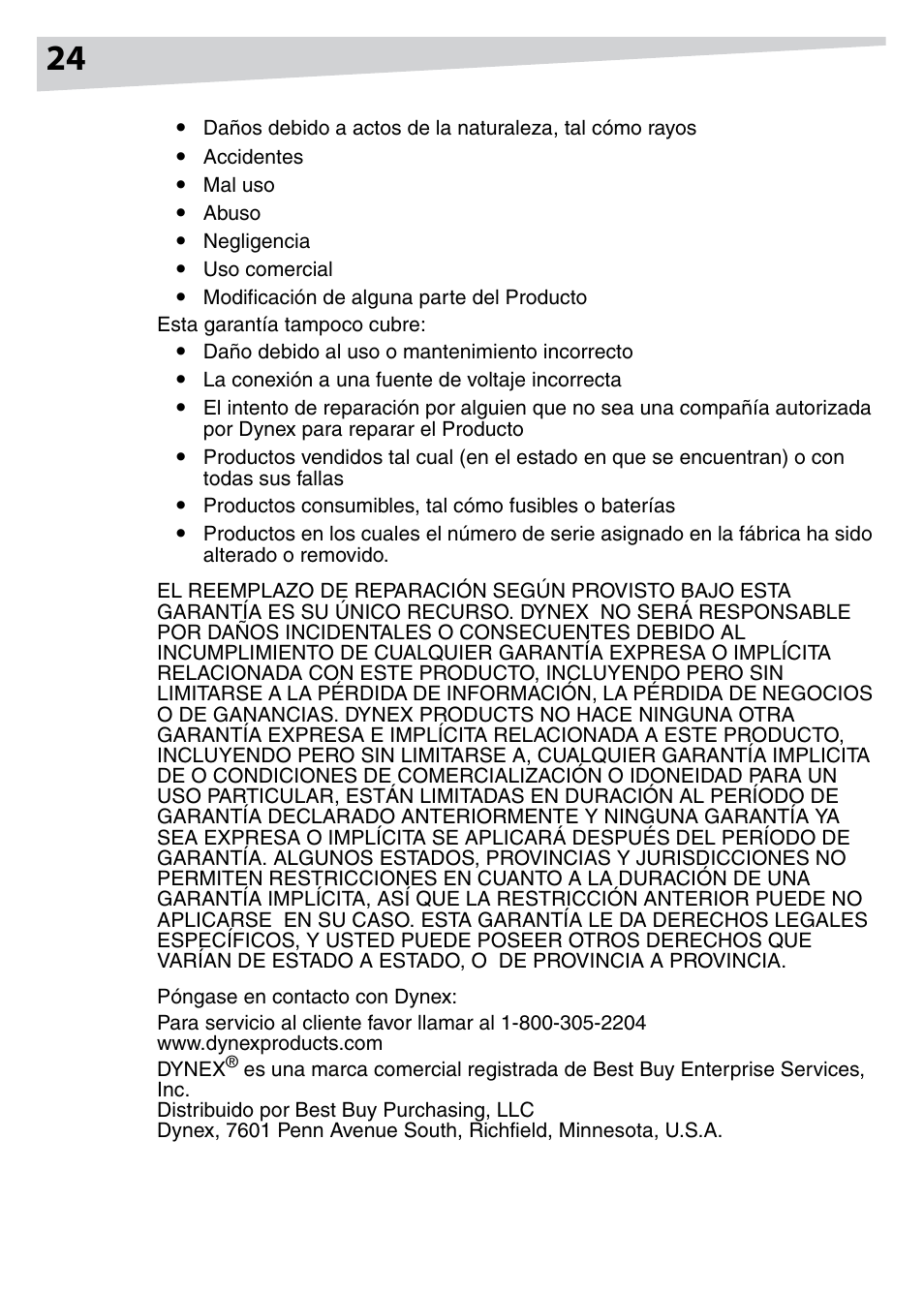 Dynex DX-HUB23 User Manual | Page 24 / 26