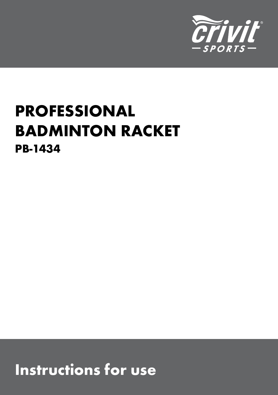 Crivit PB-1434 User Manual | 8 pages