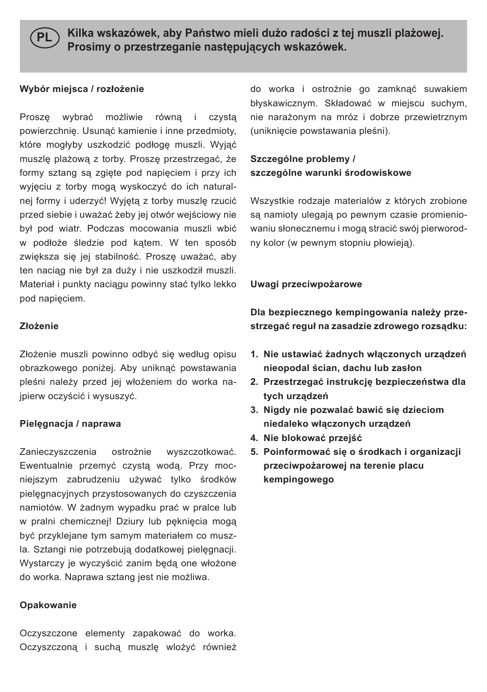 Crivit Pop-Up Beach Shelter User Manual | Page 25 / 33