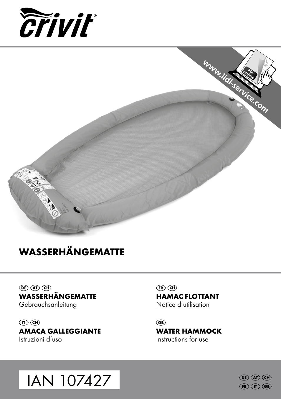 Crivit WH-2097 User Manual | 16 pages