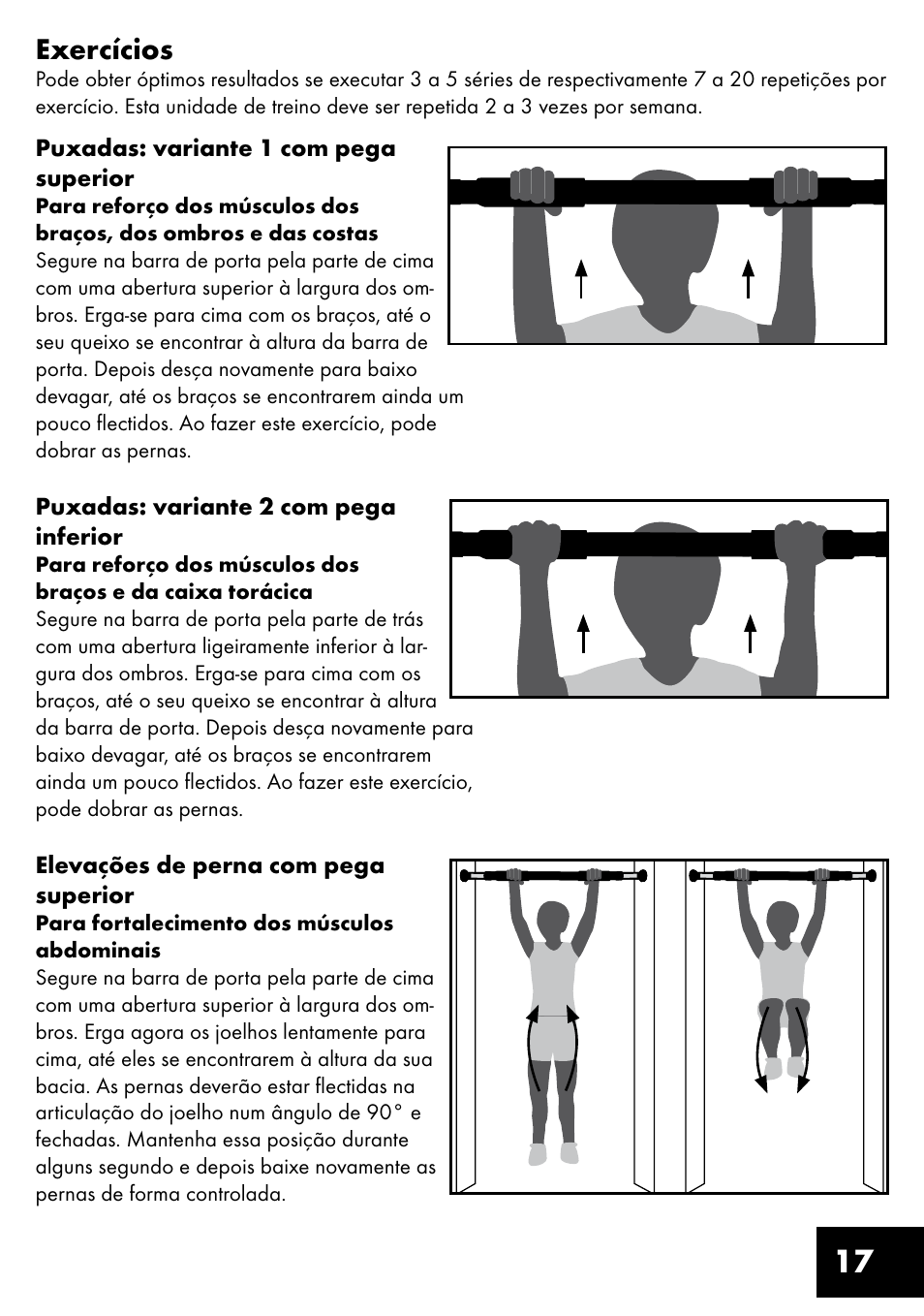 17 exercícios | Crivit TR-1433 User Manual | Page 17 / 32