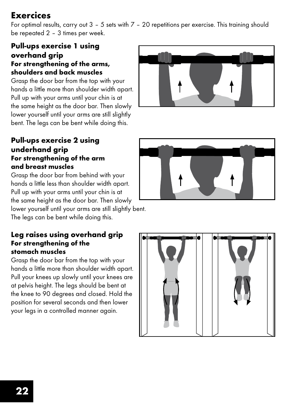 22 exercices | Crivit TR-1433 User Manual | Page 22 / 32