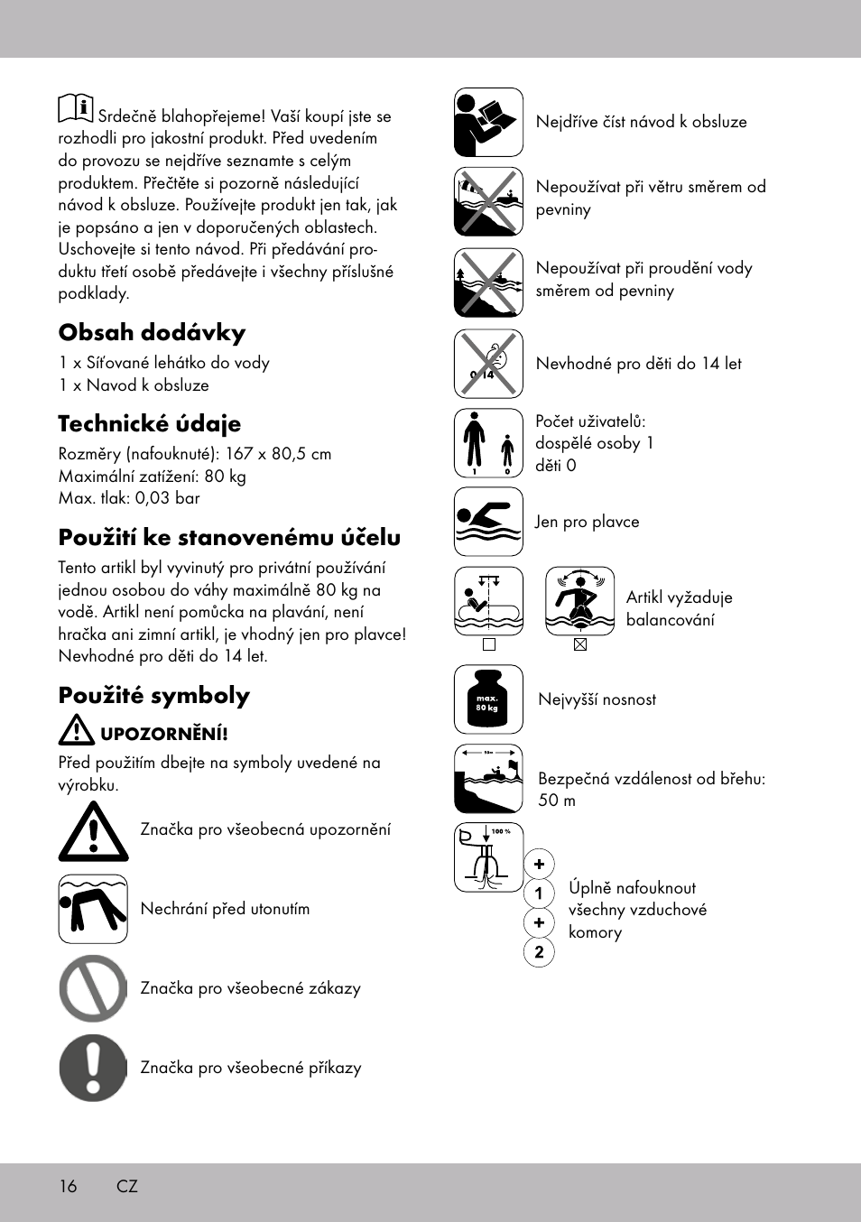 Crivit WH-2097 User Manual | Page 16 / 28