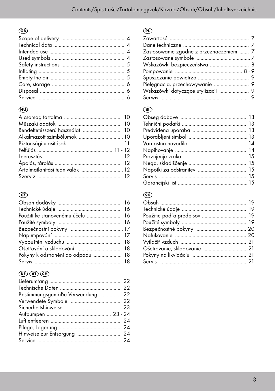 Crivit WH-2097 User Manual | Page 3 / 28