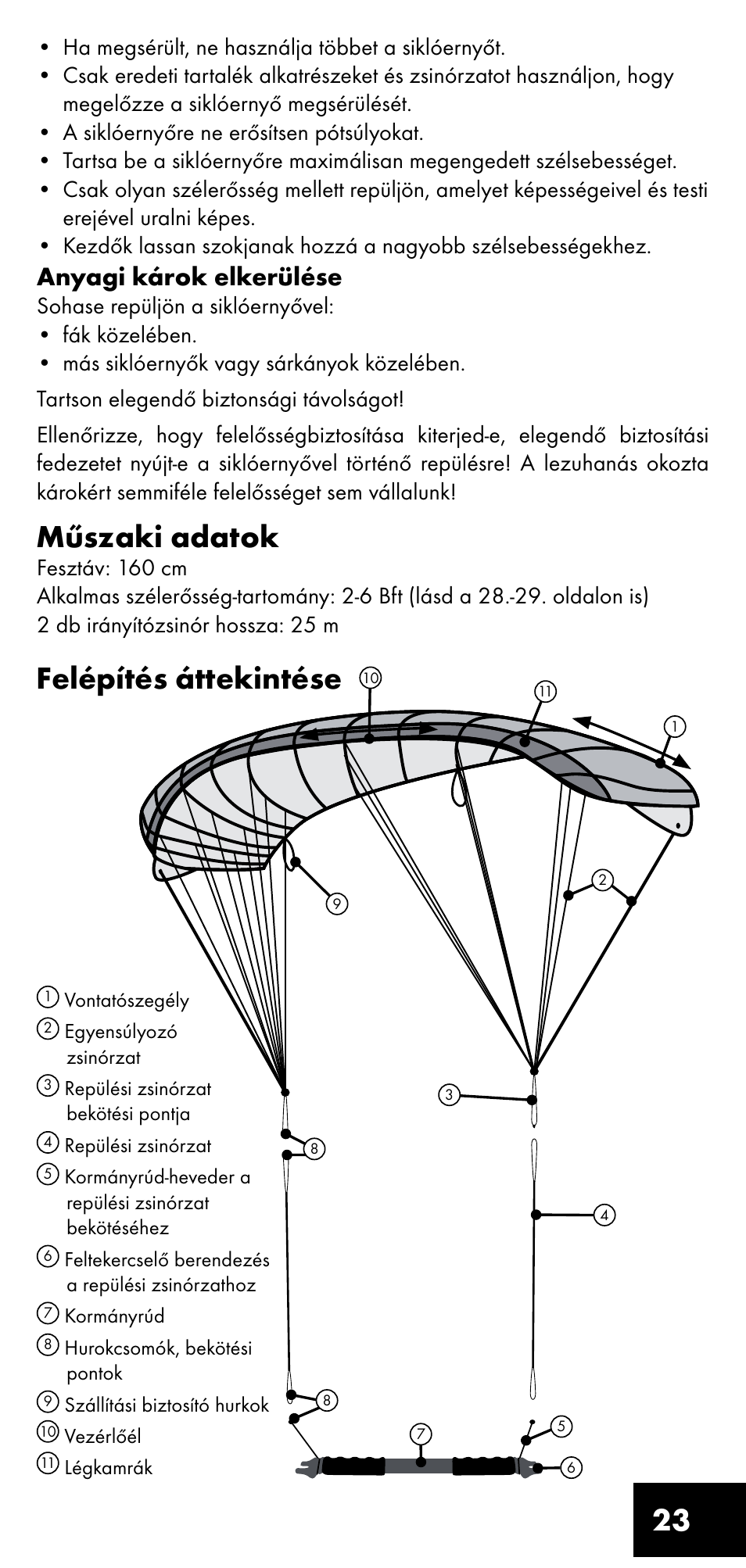 Műszaki adatok, Felépítés áttekintése, Anyagi károk elkerülése | Crivit LM-1419 User Manual | Page 23 / 60