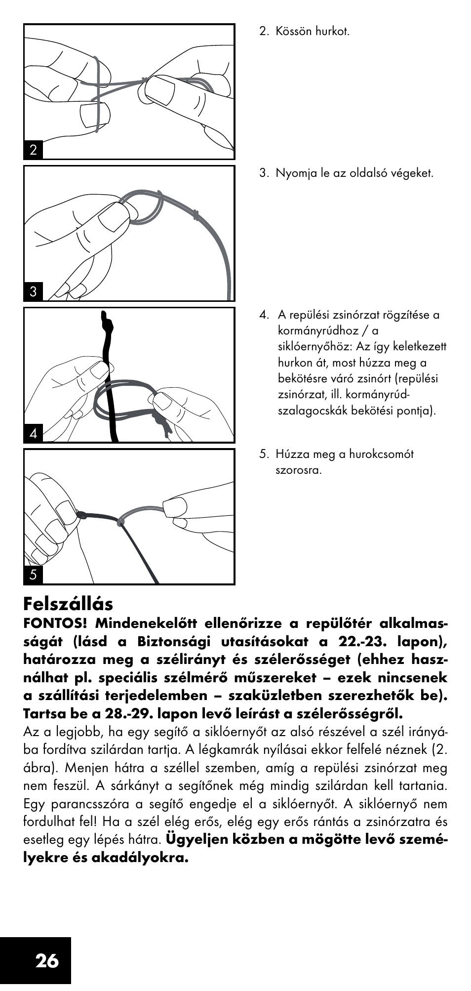 Felszállás | Crivit LM-1419 User Manual | Page 26 / 60