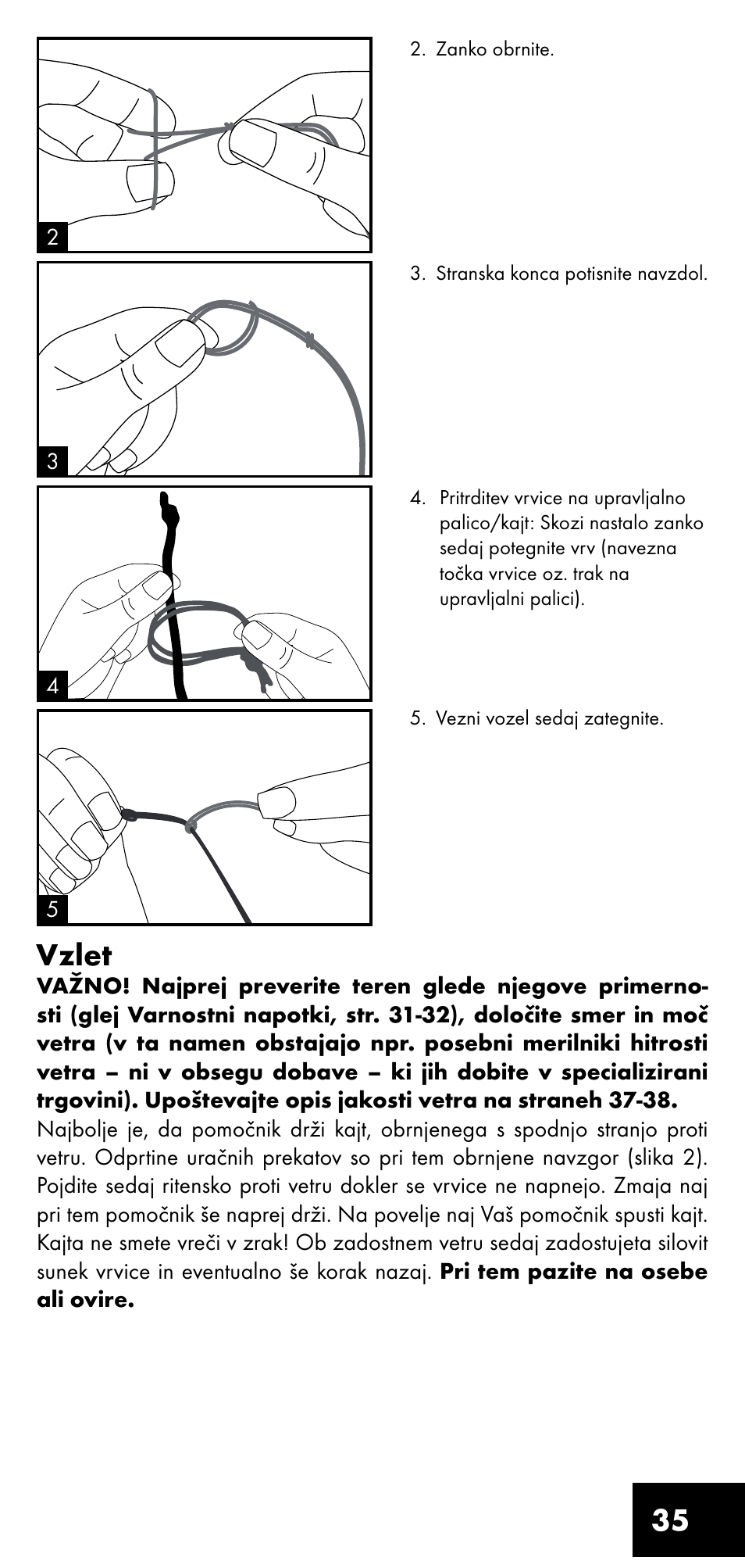 Vzlet | Crivit LM-1419 User Manual | Page 35 / 60