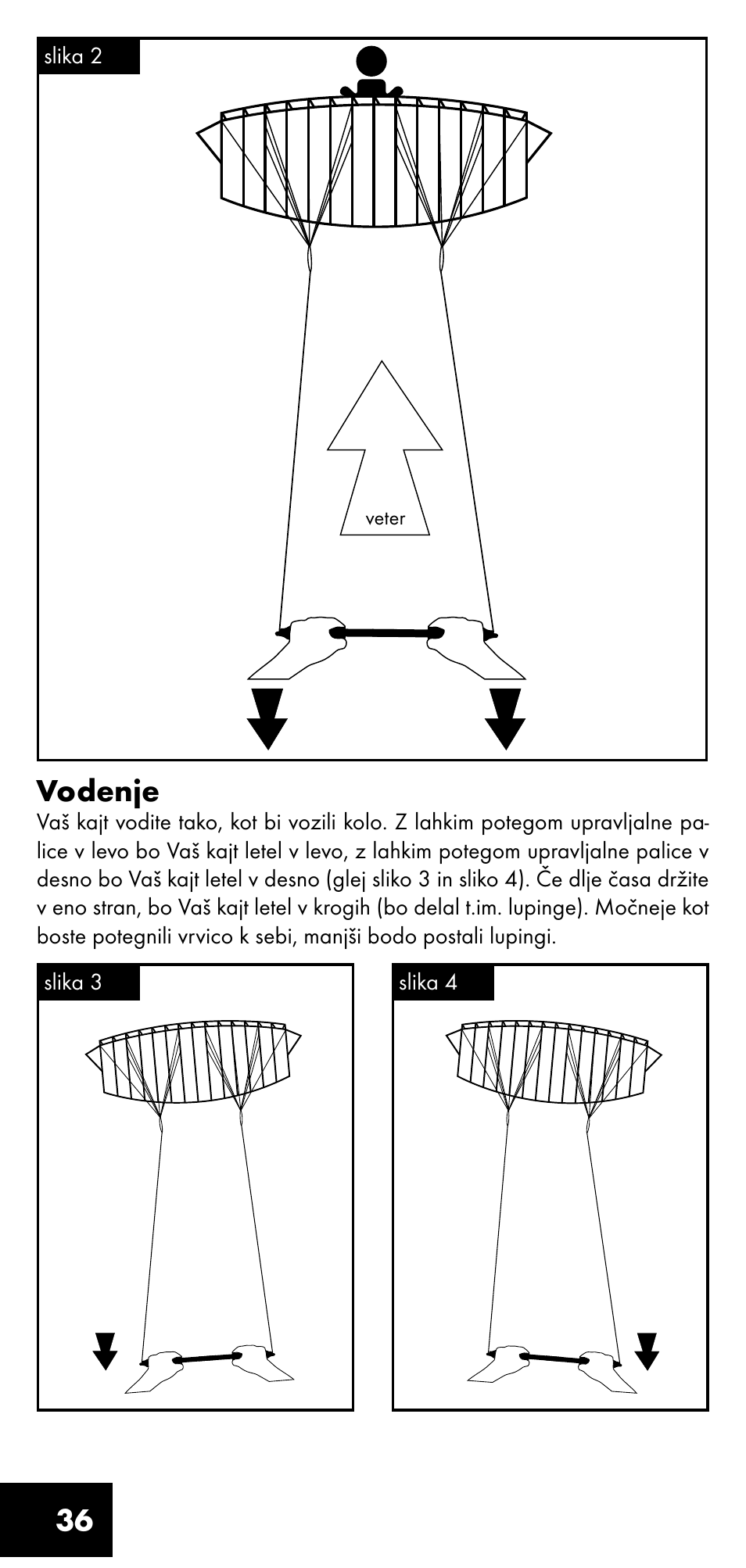 Vodenje | Crivit LM-1419 User Manual | Page 36 / 60