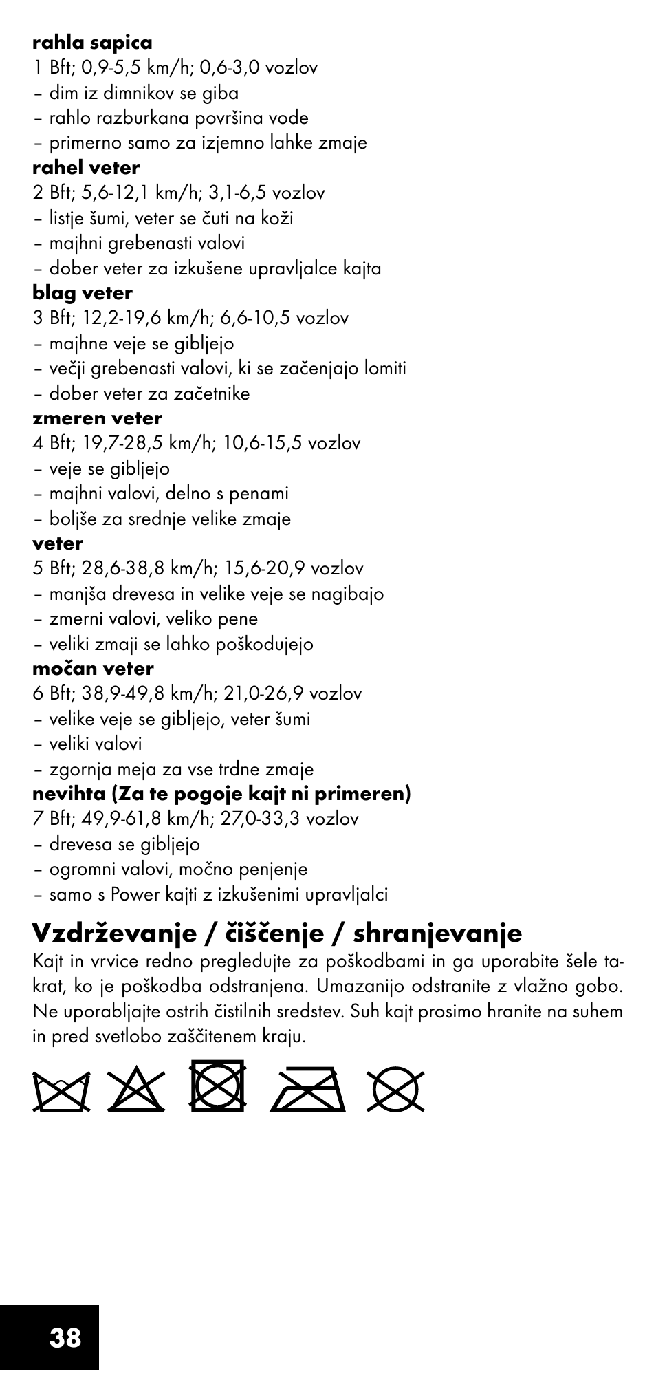 Vzdrževanje / čiščenje / shranjevanje | Crivit LM-1419 User Manual | Page 38 / 60