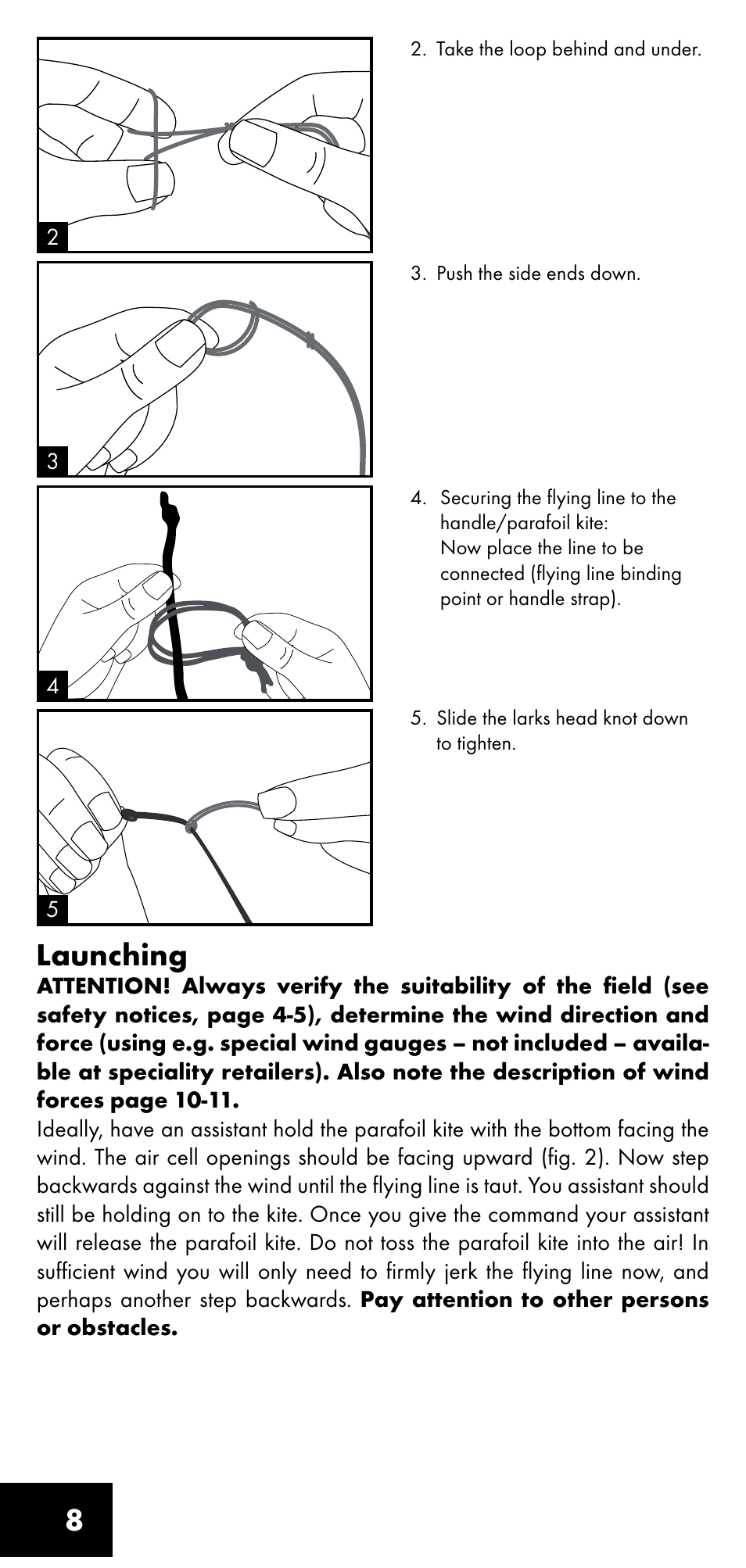 Launching | Crivit LM-1419 User Manual | Page 8 / 60