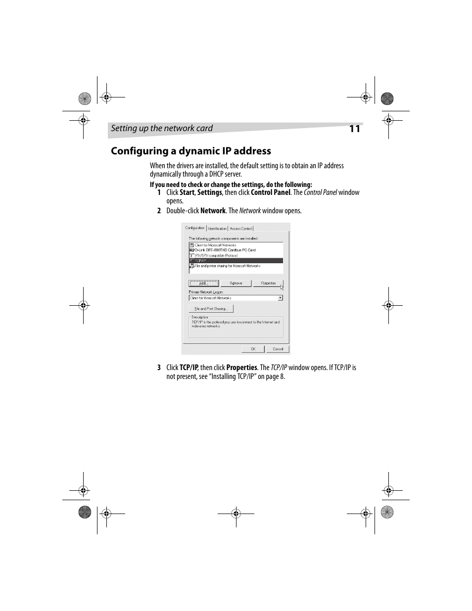 11 configuring a dynamic ip address | Dynex DX-E201 User Manual | Page 11 / 89