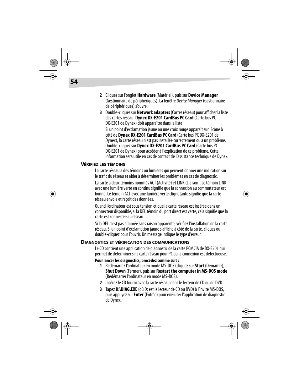 Dynex DX-E201 User Manual | Page 54 / 89