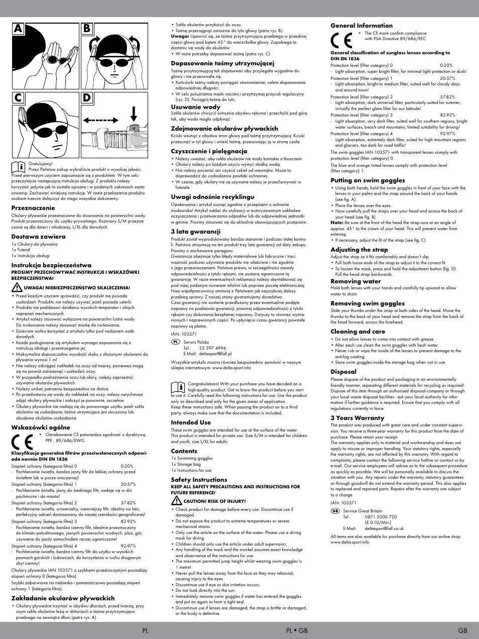 Ab c, Pl ▪ gb | Crivit SB-2123 User Manual | Page 2 / 2