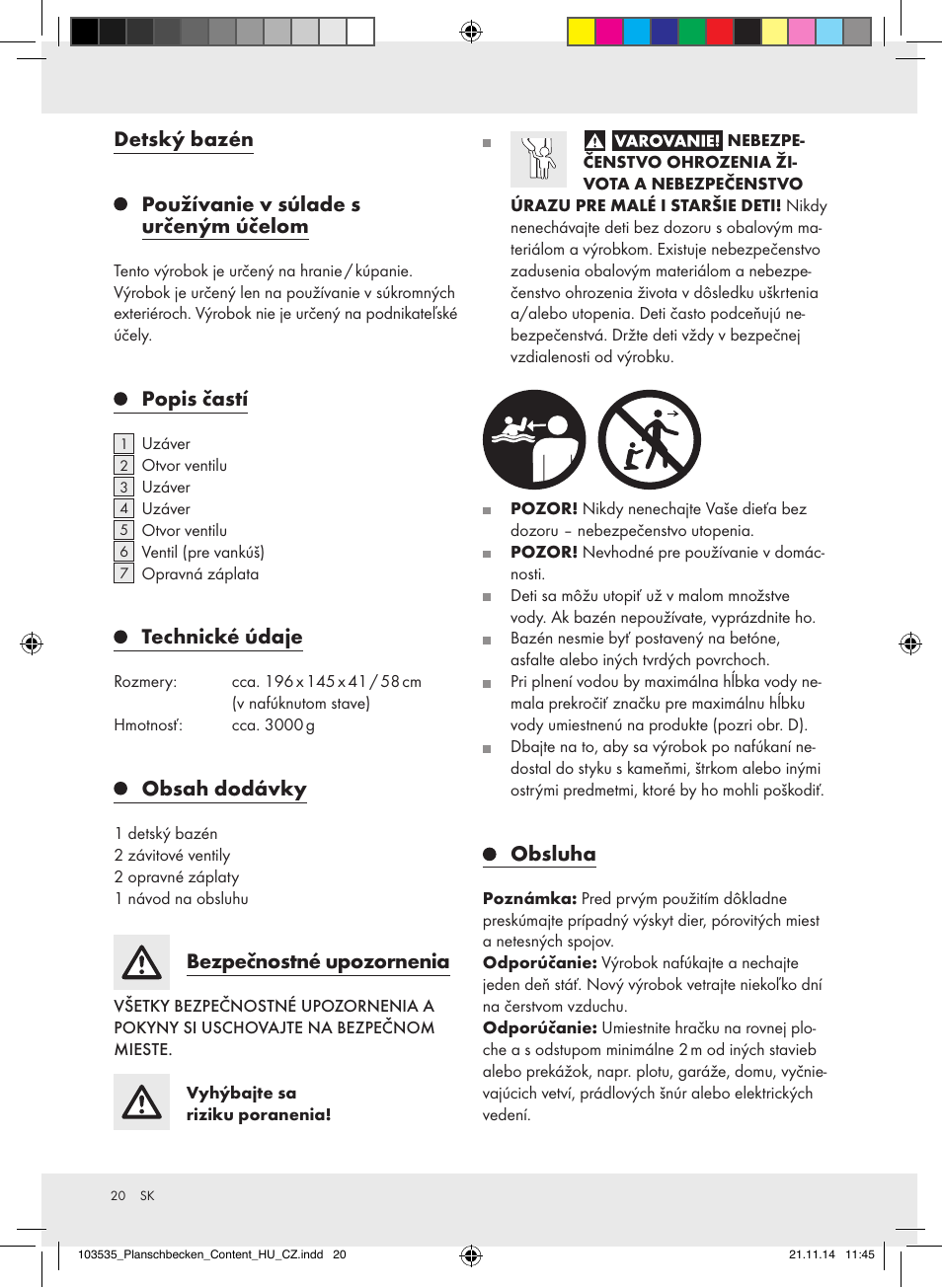 Crivit Z31953 User Manual | Page 20 / 26