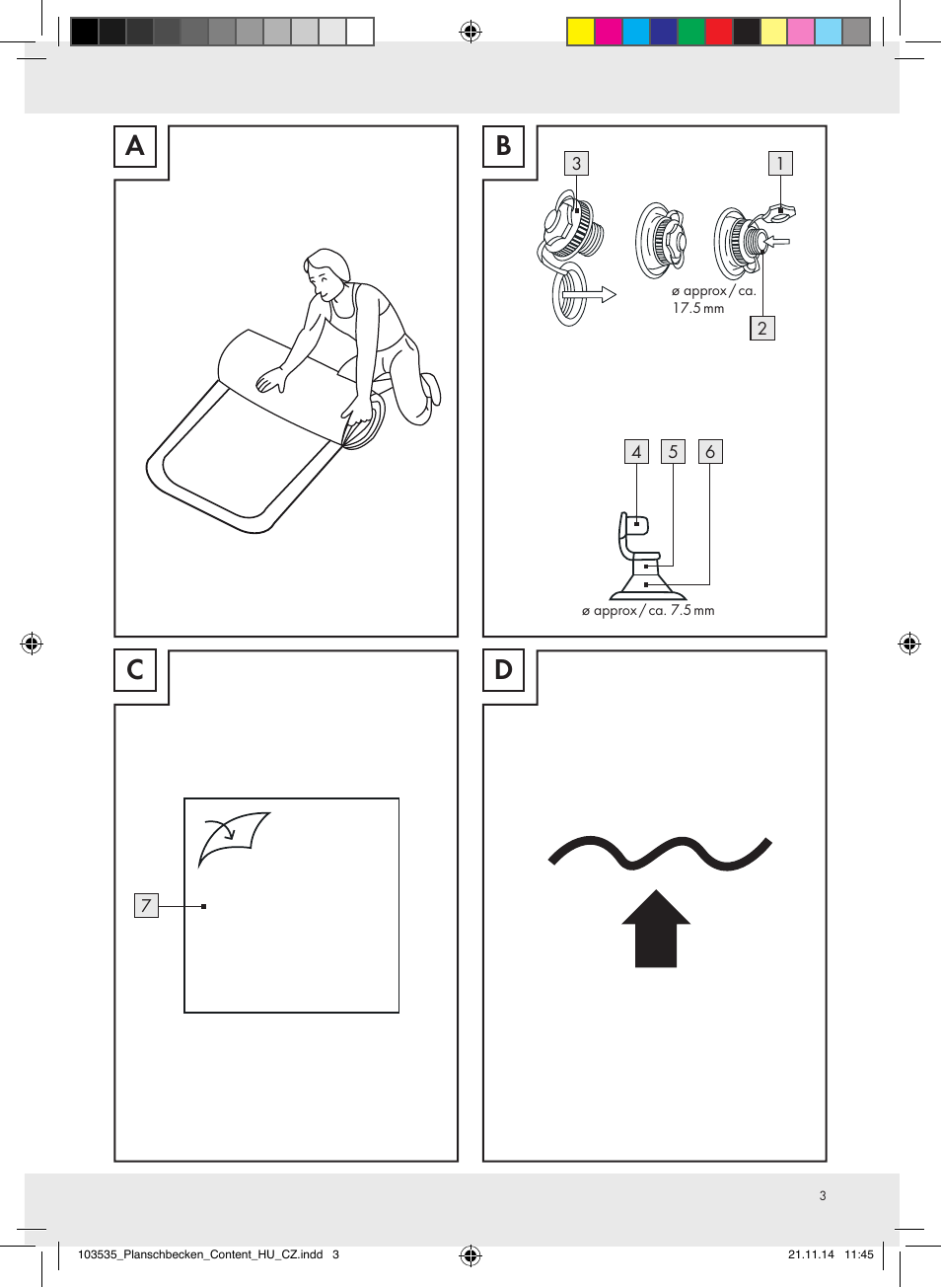 Ab c d | Crivit Z31953 User Manual | Page 3 / 26
