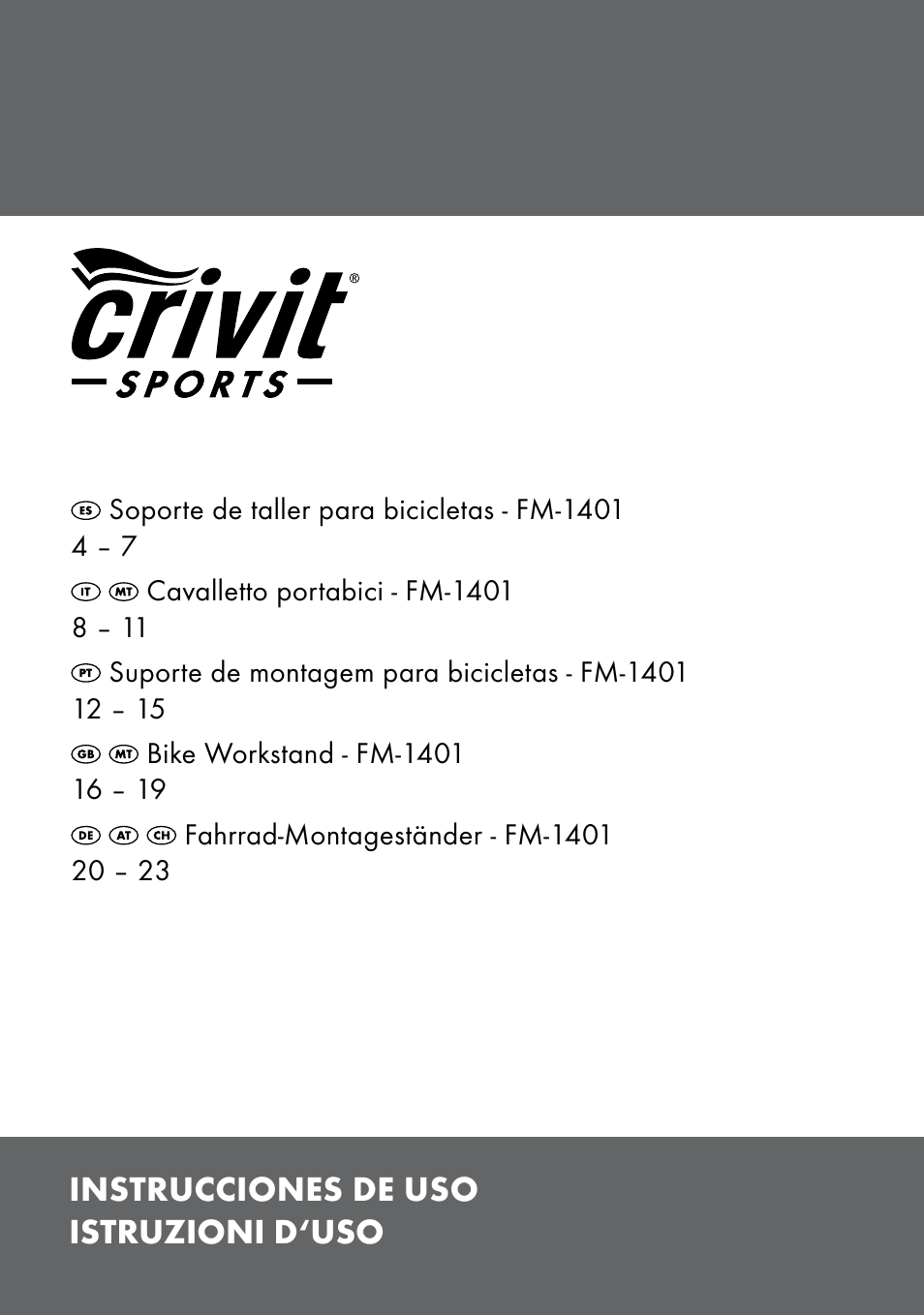 Crivit FM-1401 User Manual | 24 pages