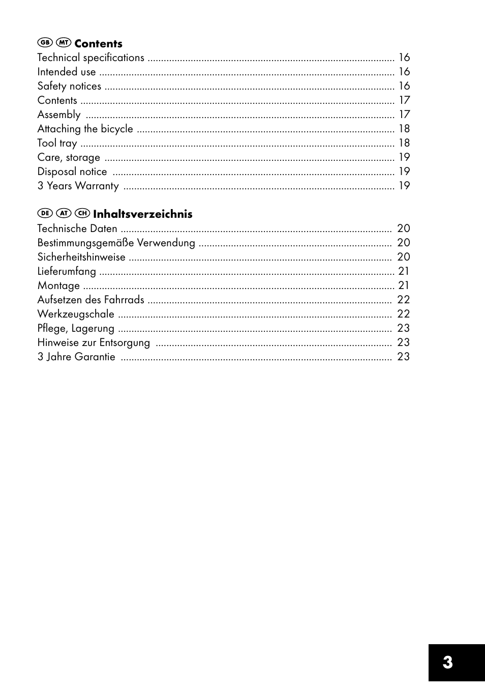 Crivit FM-1401 User Manual | Page 3 / 24
