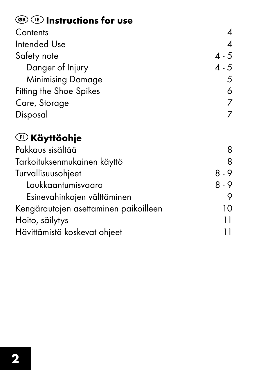 Crivit FS-1425 User Manual | Page 2 / 20