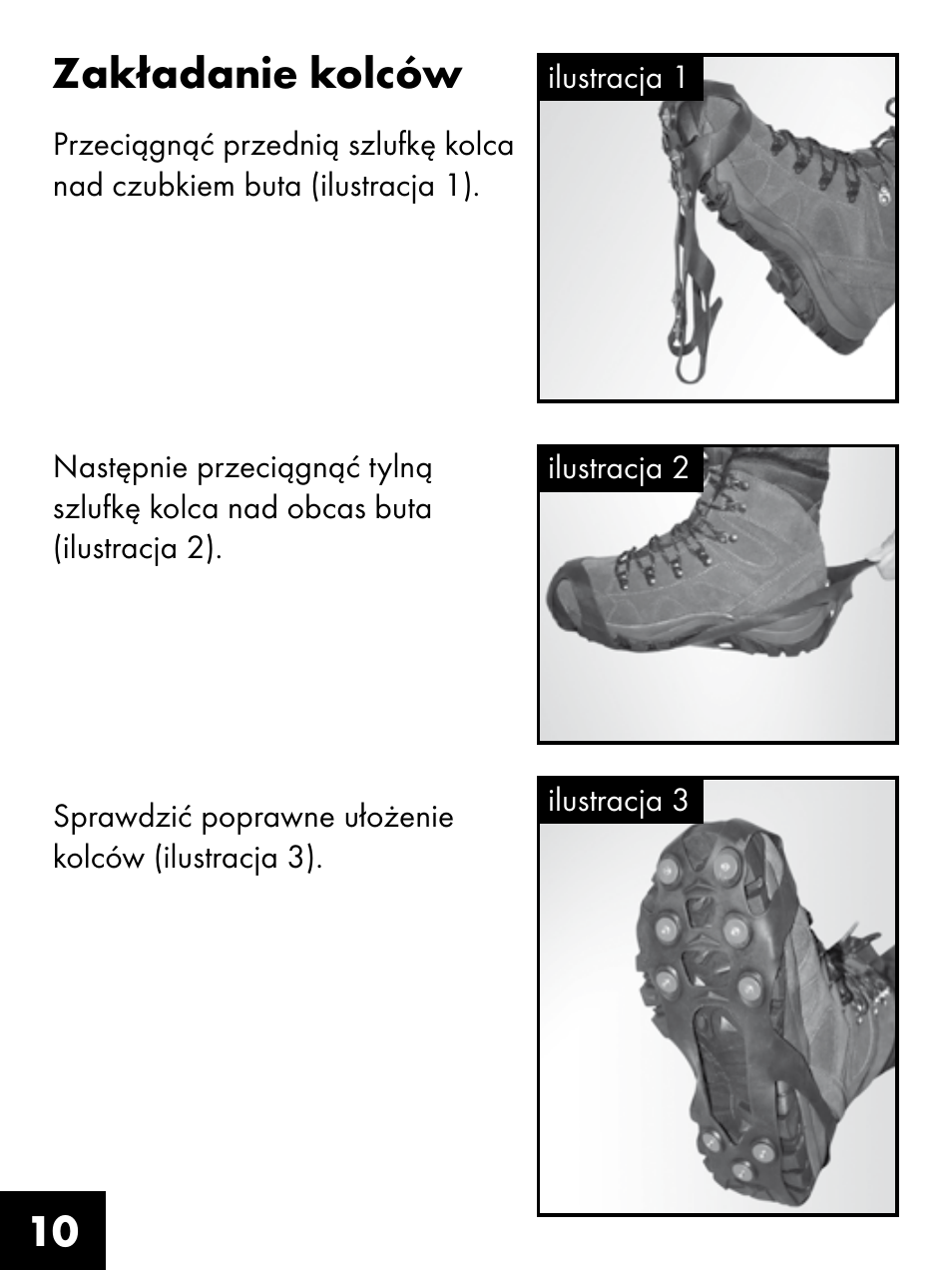 10 zakładanie kolców | Crivit FS-1425 User Manual | Page 10 / 32