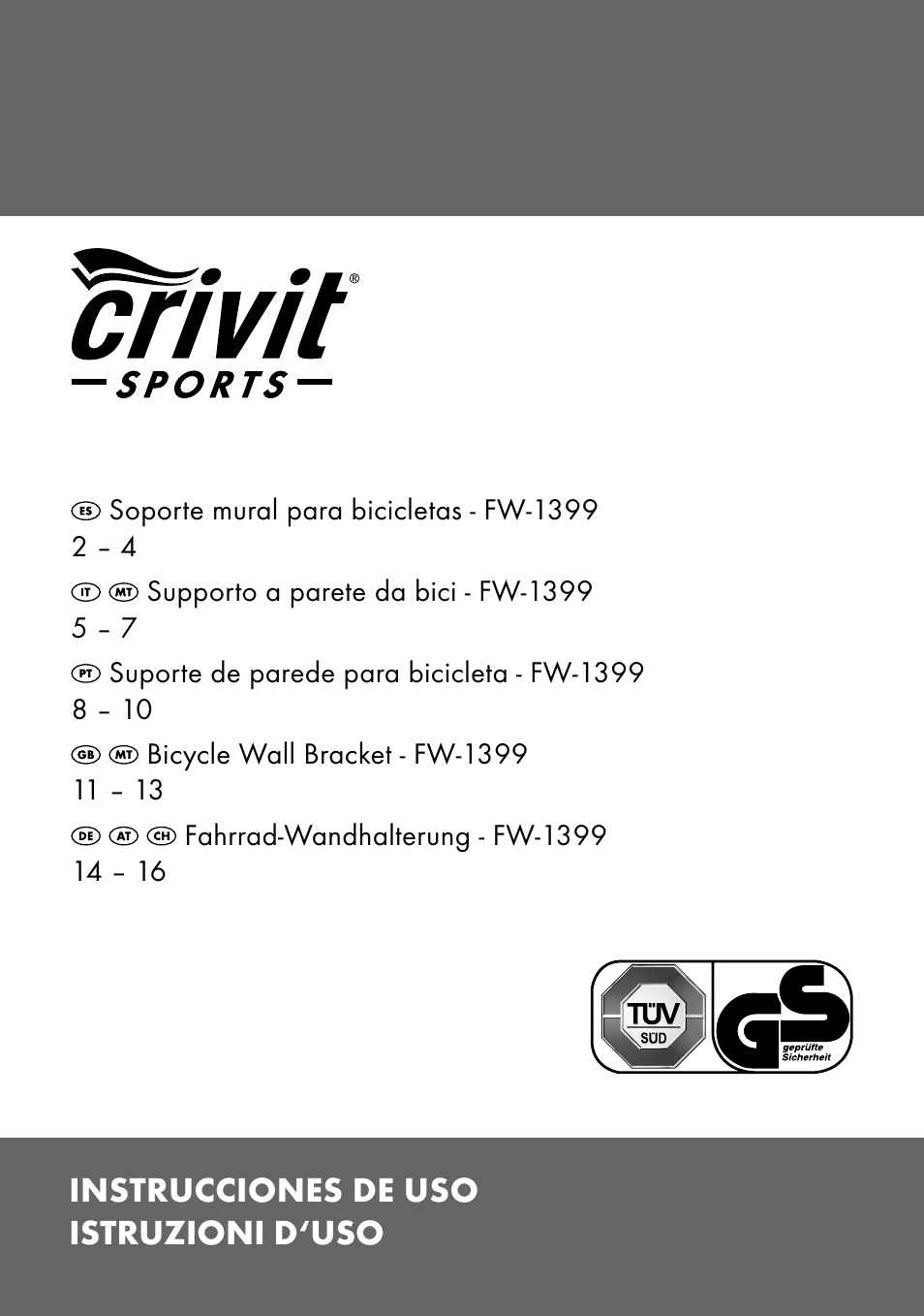 Crivit FW-1399 User Manual | 20 pages