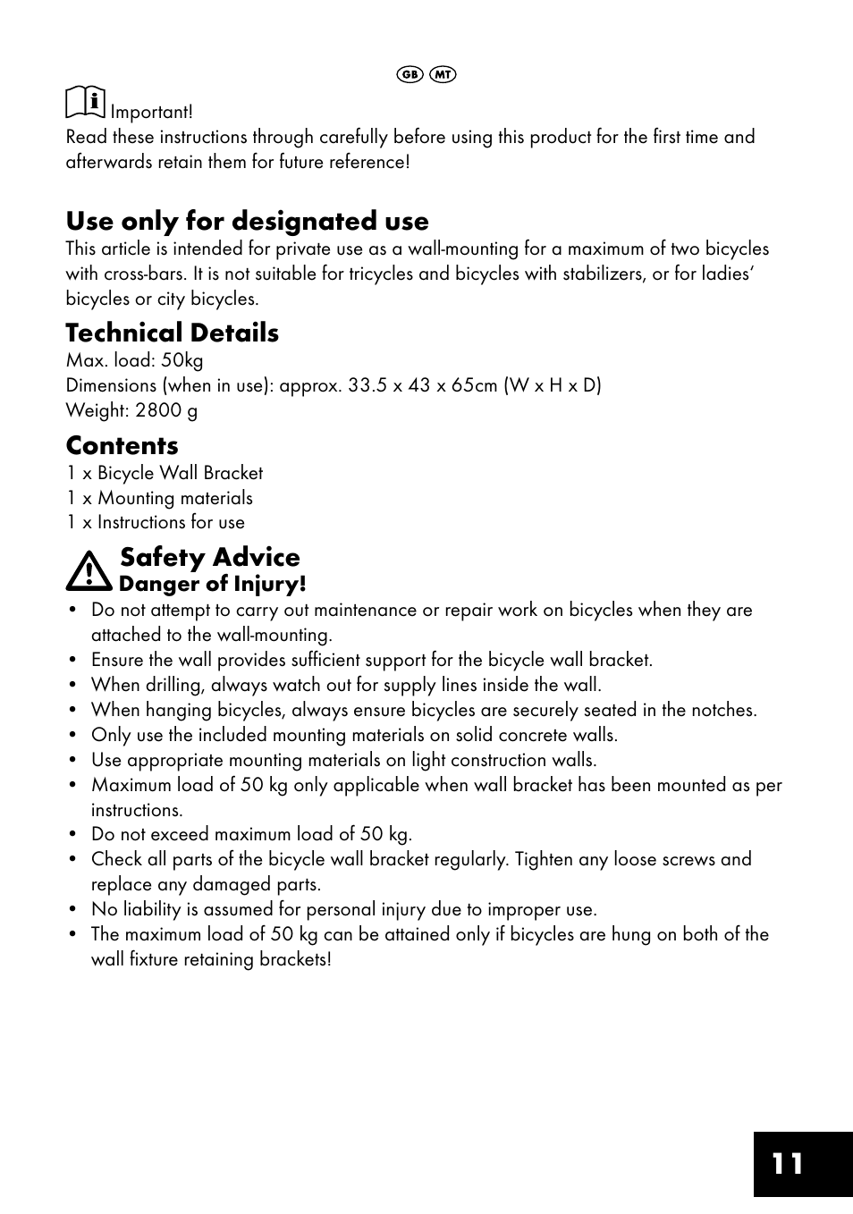 Crivit FW-1399 User Manual | Page 11 / 20