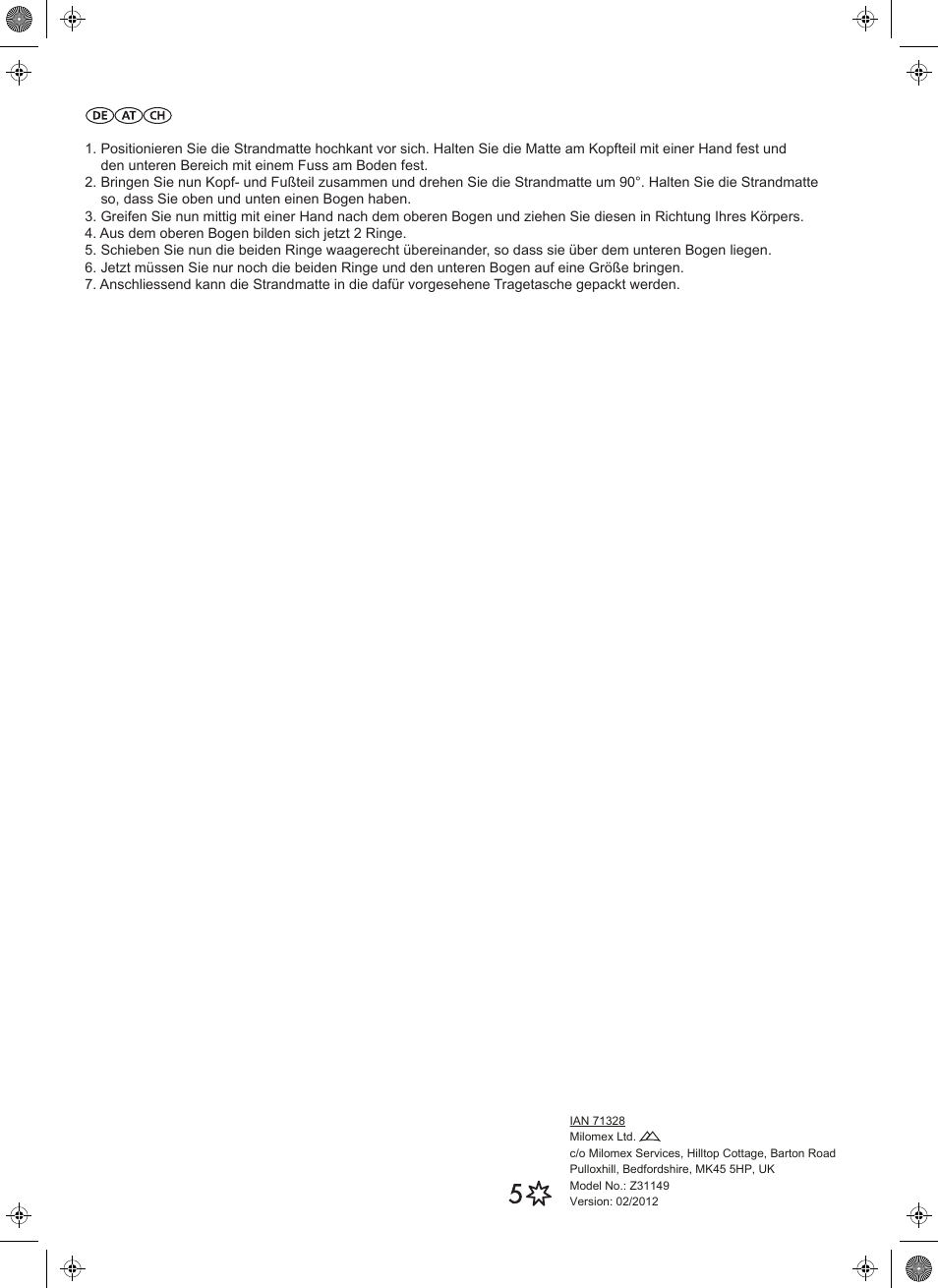 Crivit Z31149 User Manual | Page 2 / 2