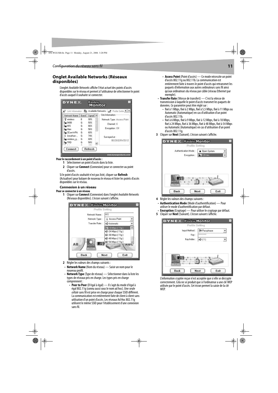 Dynex DX-WGUSB User Manual | Page 11 / 20