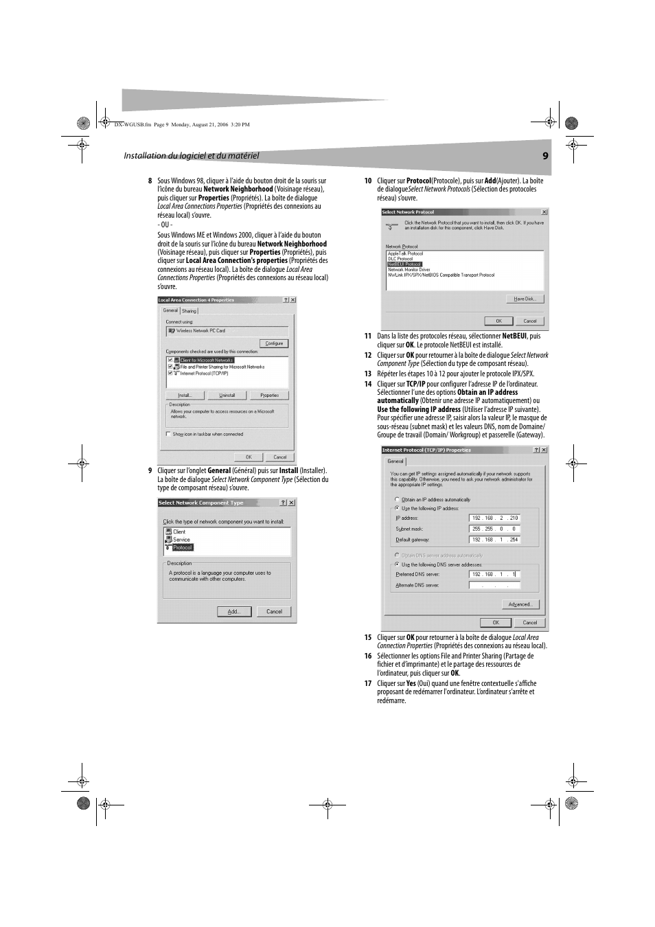 Dynex DX-WGUSB User Manual | Page 9 / 20