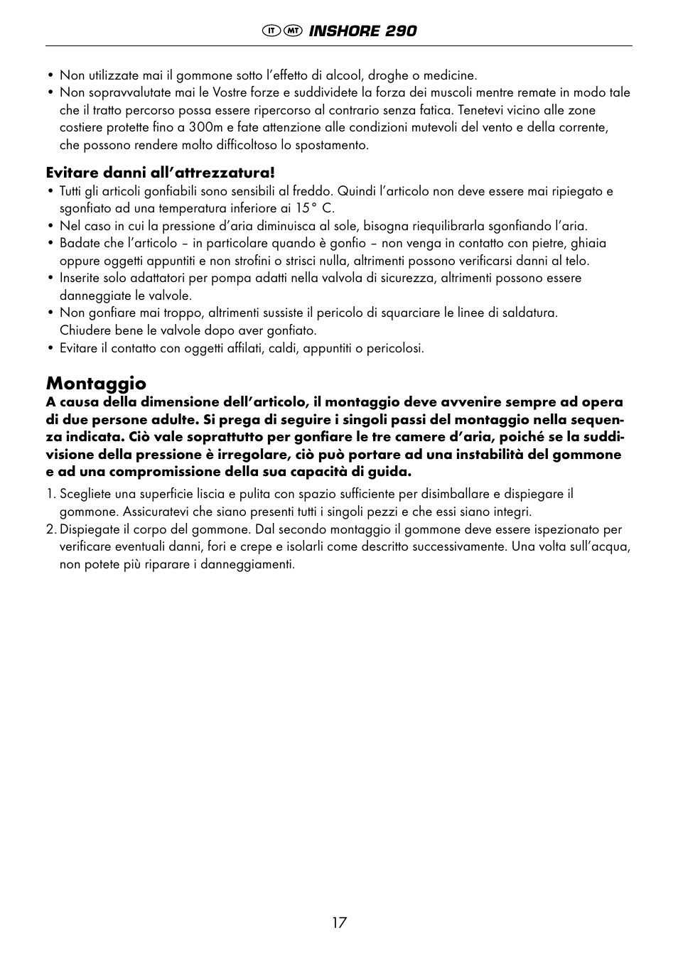 Montaggio | Crivit 6-13 User Manual | Page 17 / 51