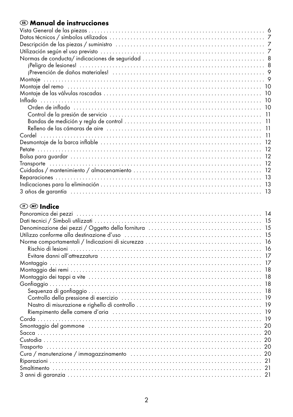 Crivit 6-13 User Manual | Page 2 / 51