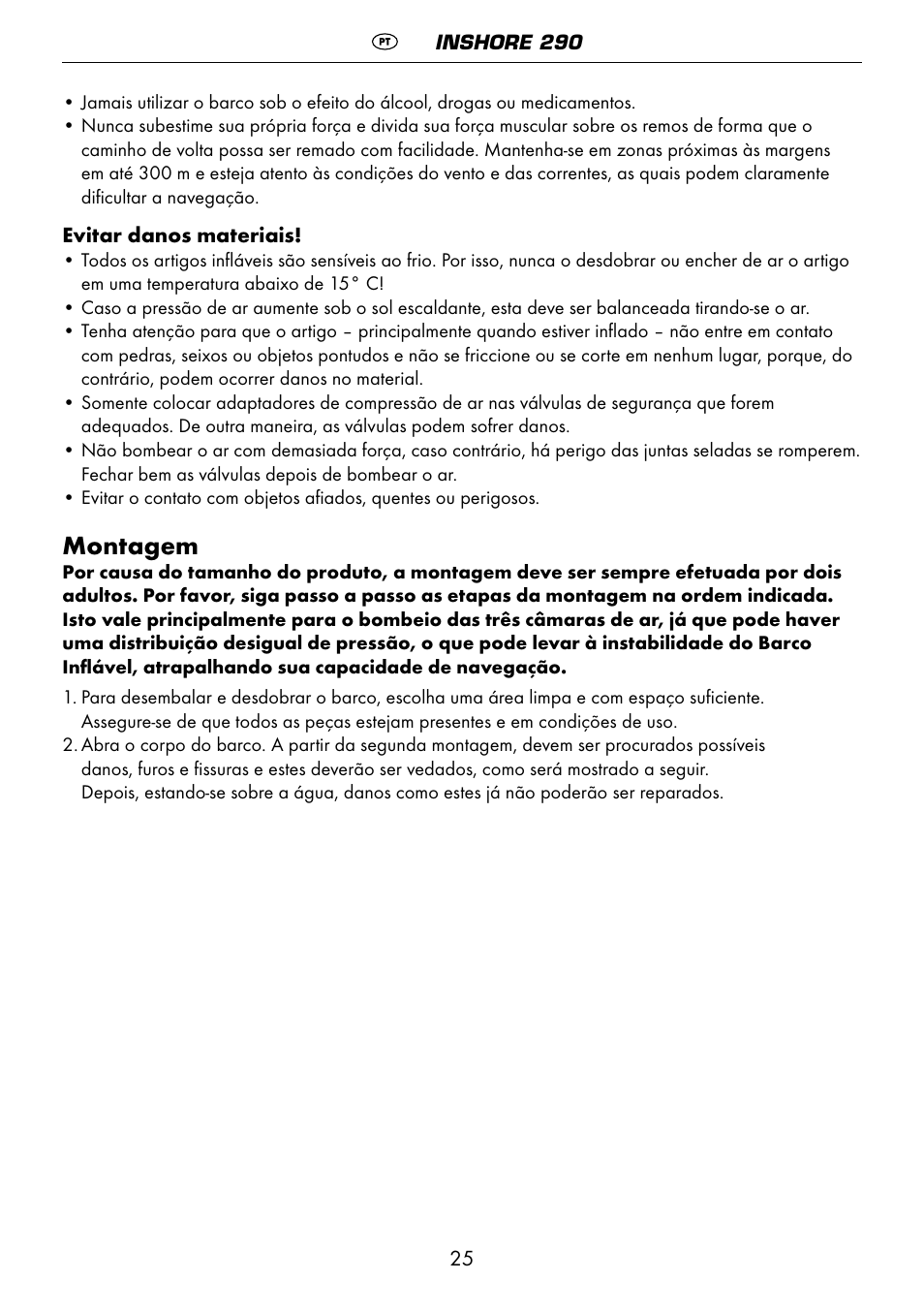 Montagem | Crivit 6-13 User Manual | Page 25 / 51
