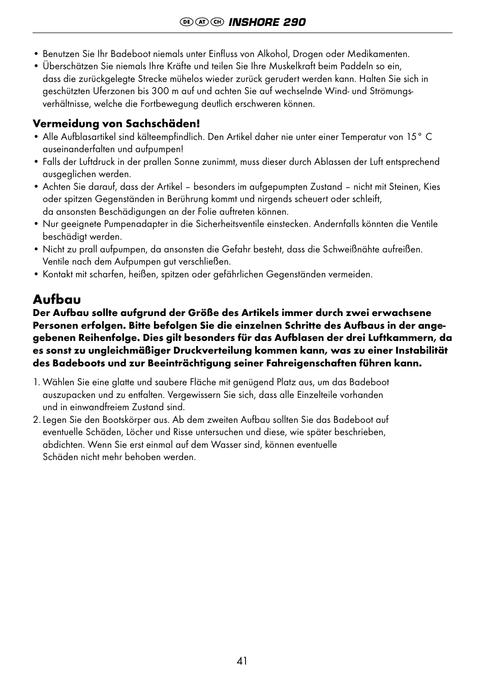 Aufbau | Crivit 6-13 User Manual | Page 41 / 51