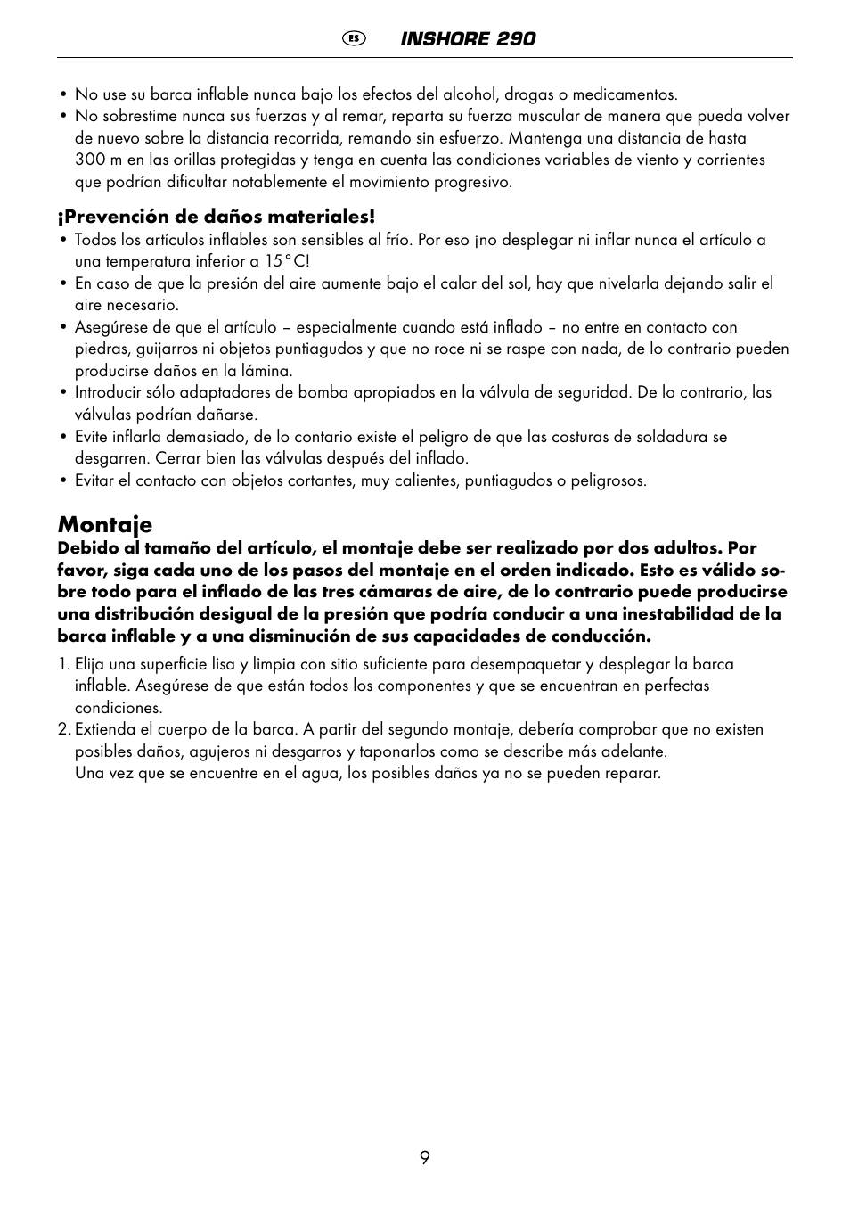 Montaje | Crivit 6-13 User Manual | Page 9 / 51