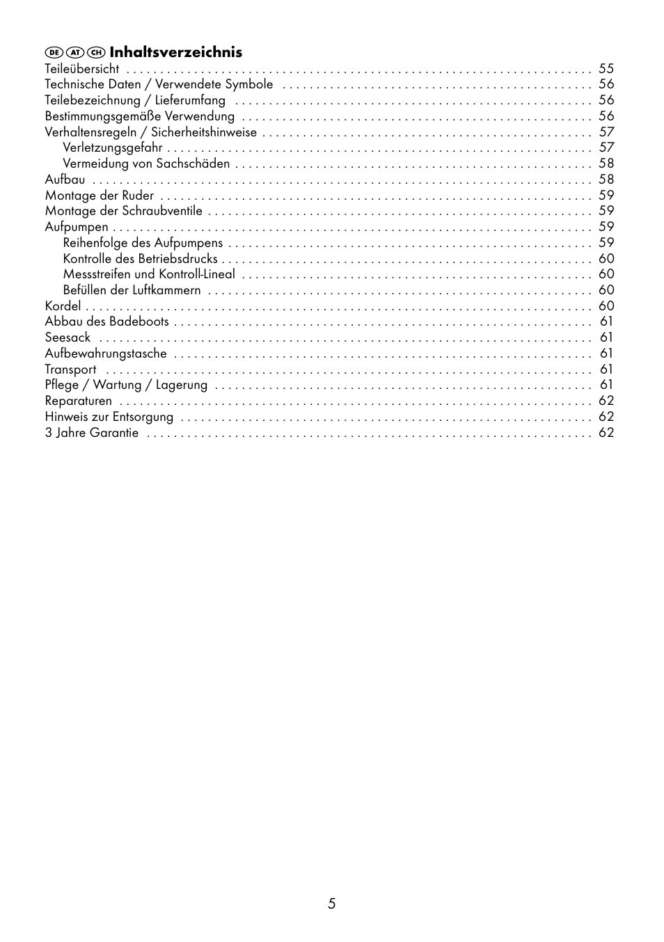 Crivit 6-13 User Manual | Page 5 / 64