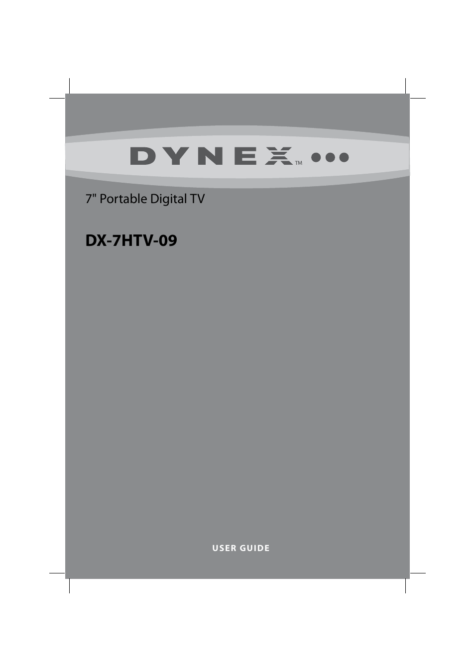 Dynex DX-7HTV-09 User Manual | 12 pages
