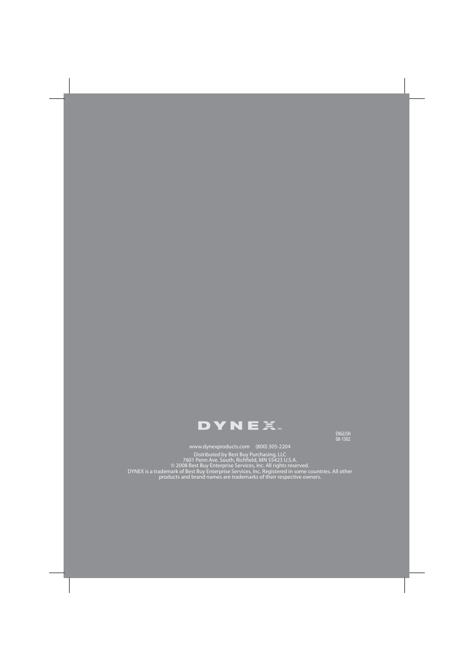 Dynex DX-7HTV-09 User Manual | Page 12 / 12