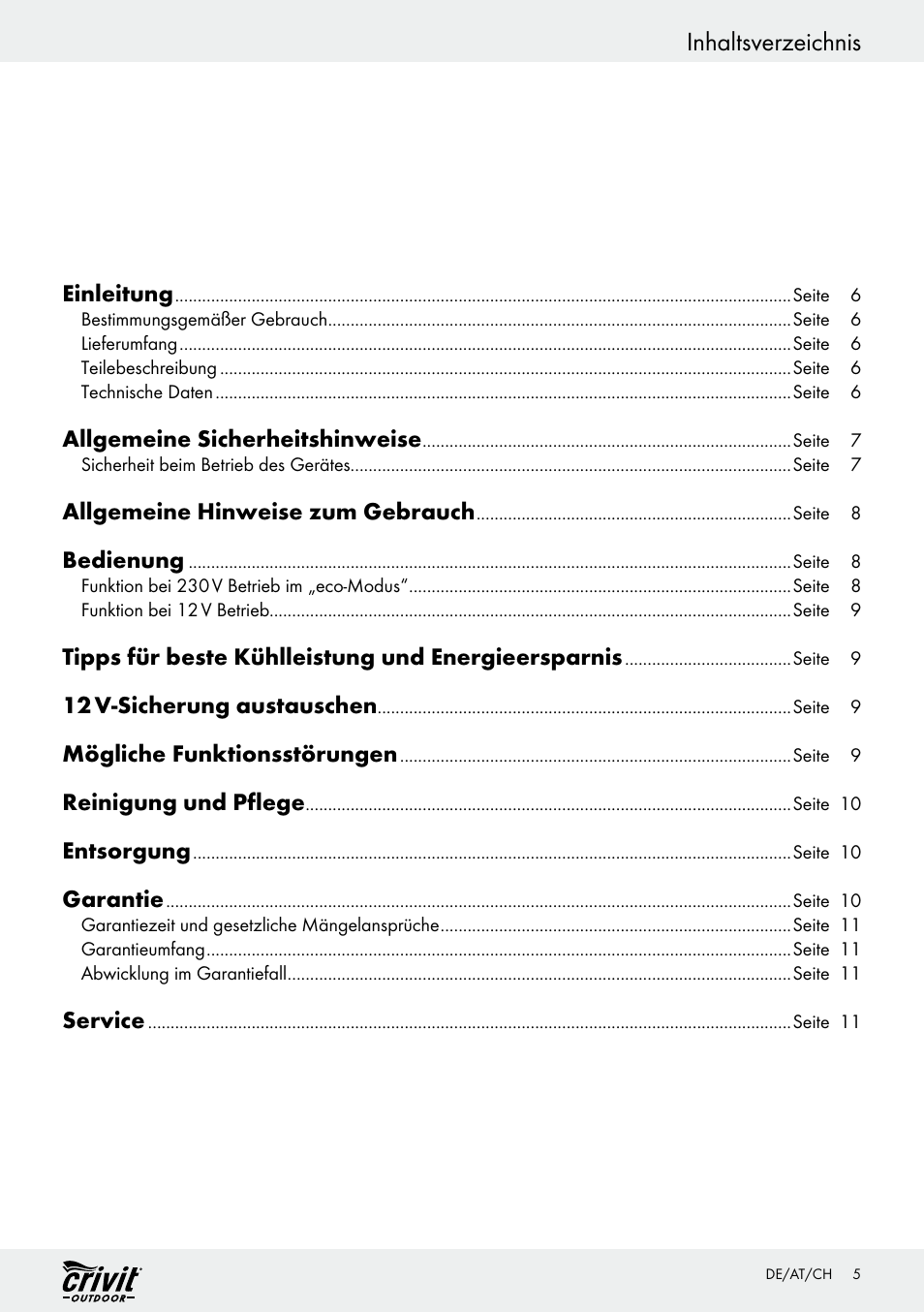 Crivit REK 230 C2 User Manual | Page 4 / 44