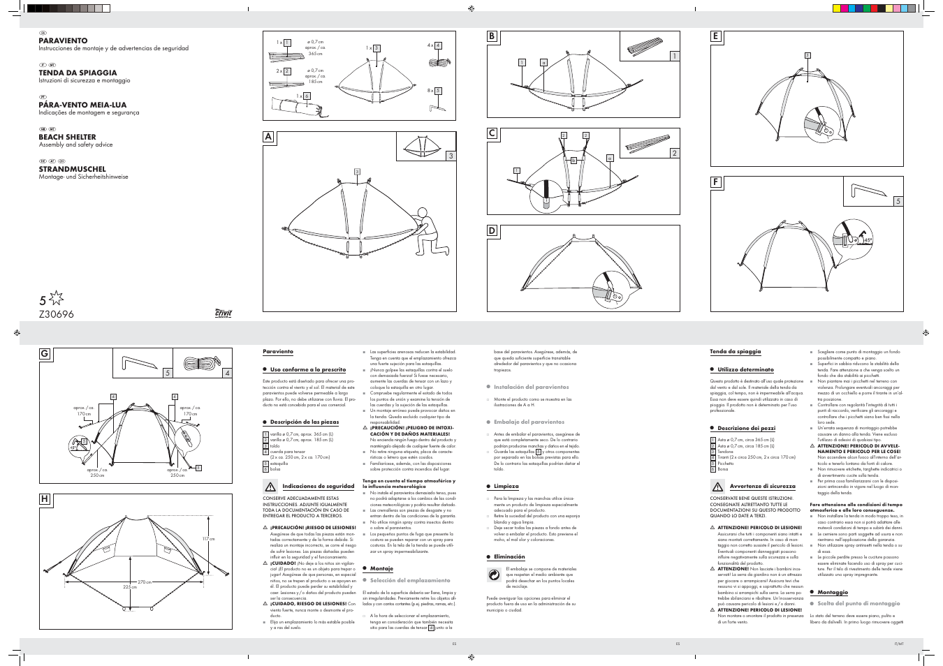 Crivit Z30696 User Manual | 2 pages