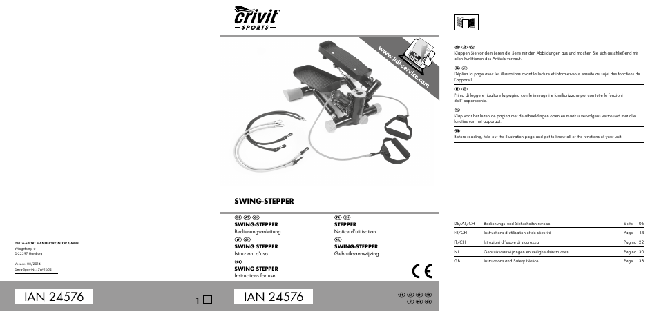 Crivit SW-1652 User Manual | 42 pages