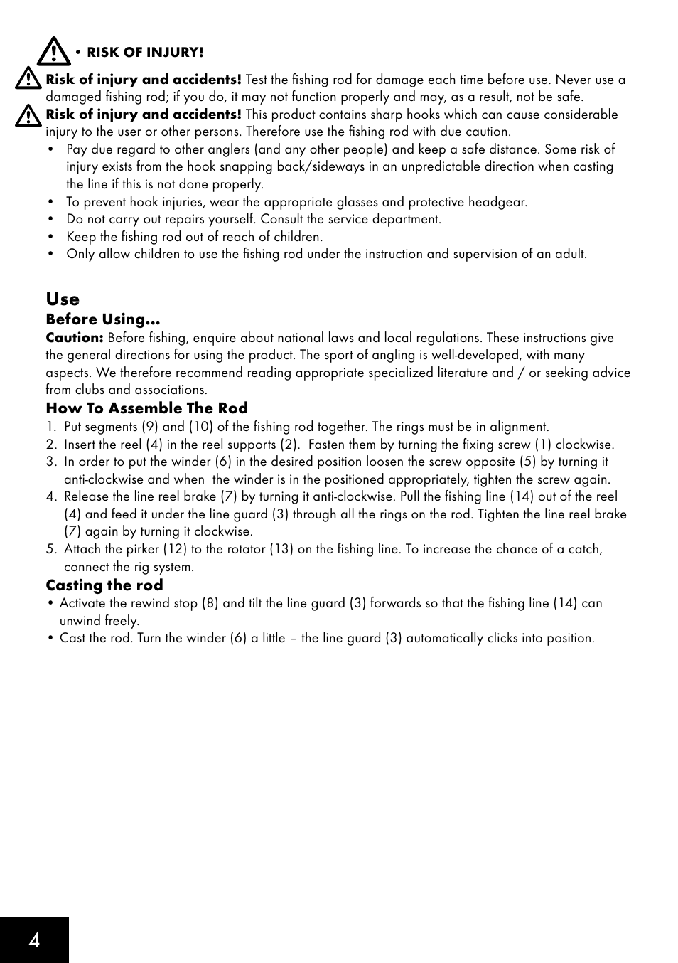 Crivit PS-1459 User Manual | Page 4 / 8