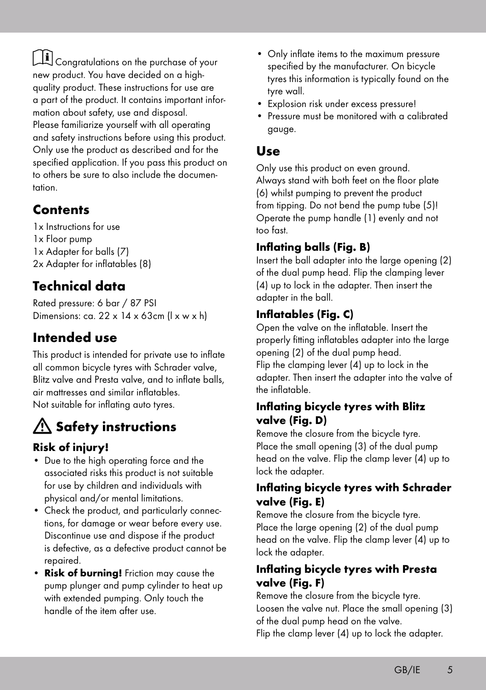 Crivit SP-1854 User Manual | Page 3 / 18