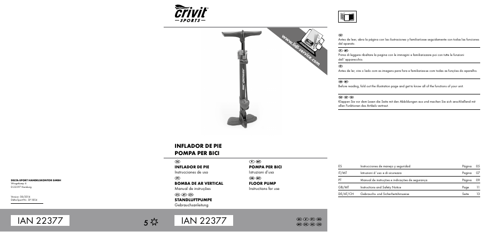 Crivit SP-1854 User Manual | 14 pages