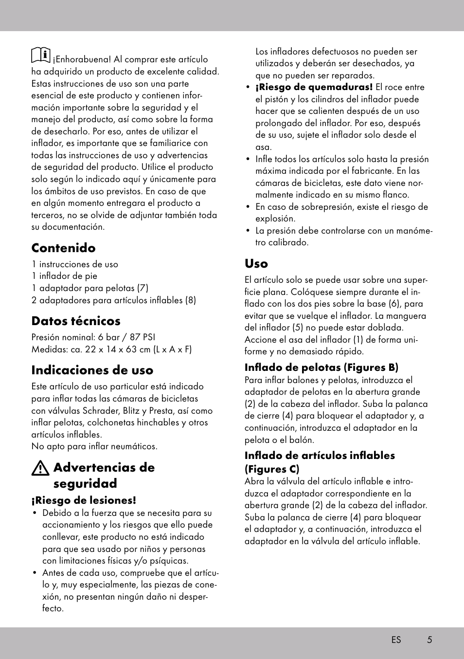 Crivit SP-1854 User Manual | Page 3 / 14