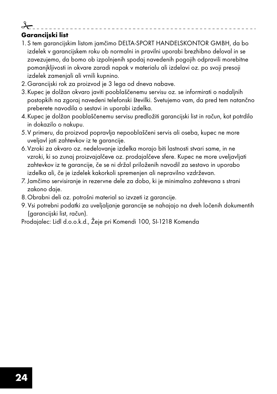 Crivit FT-1400 User Manual | Page 24 / 40