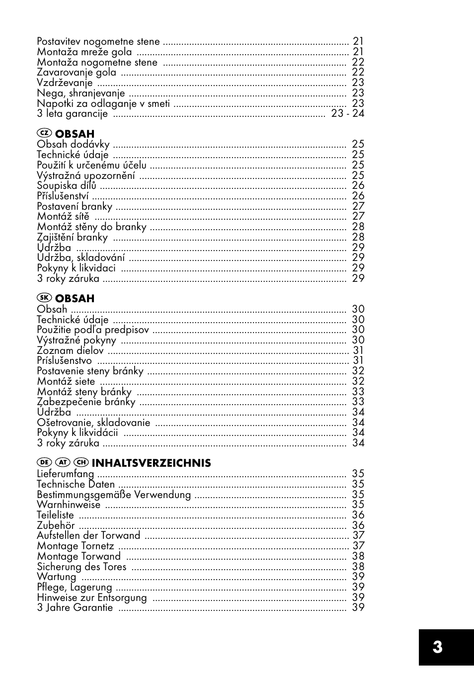 Crivit FT-1400 User Manual | Page 3 / 40