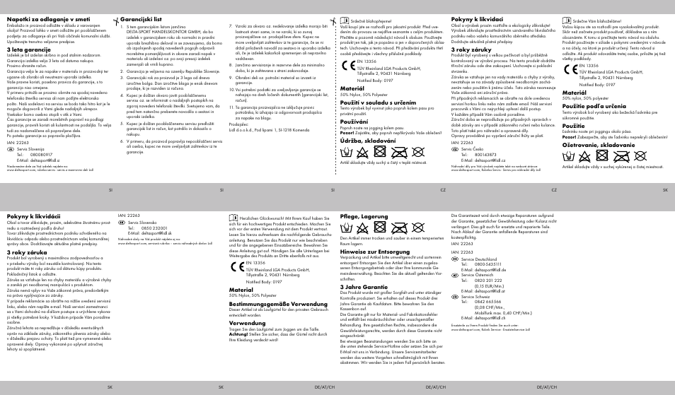 Crivit Running Belt / Running Waistcoat User Manual | Page 2 / 2