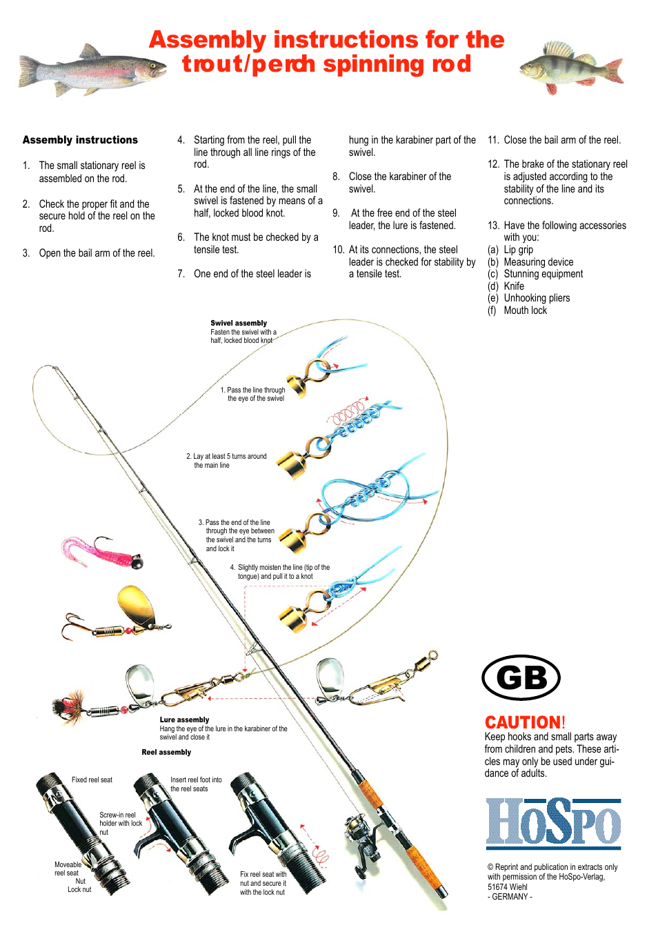 Mi-spin-trout-de | Crivit Bottom/Feeder Fishing Reel Combo 300-6 User Manual | Page 17 / 18